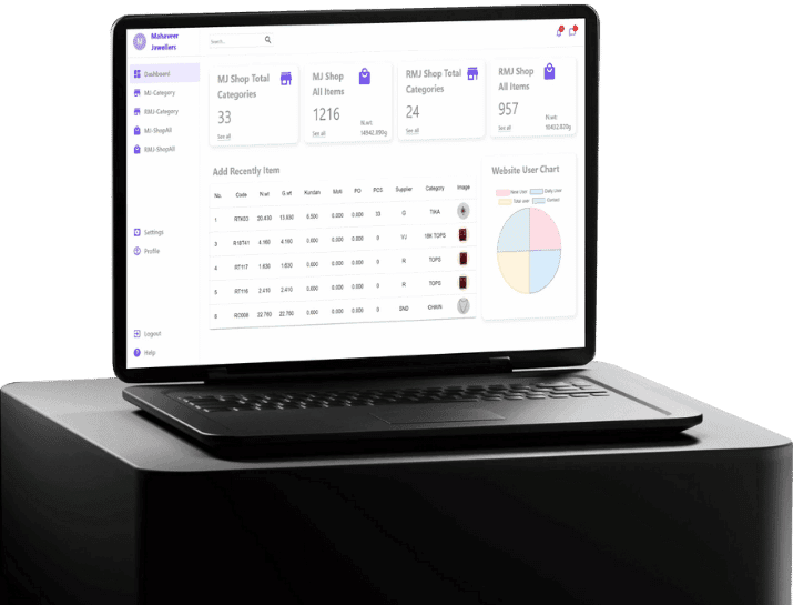 Centralized Jewelry Inventory Platform with QR Label Printing and Real-Time Stock Tracking