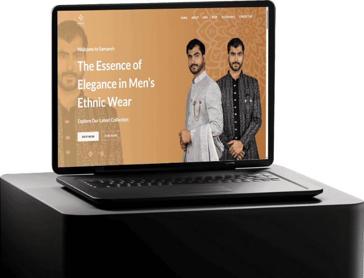 Custom Fashion and Clothing Website with Product Showcase and Enquiry